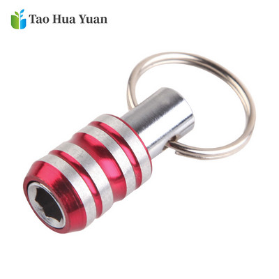 1/4" Εξαγωνικό στέλεχος κατσαβιδιού βάσης επέκτασης ράβδου τρυπανιού βιδωτή προσαρμογέας γρήγορης απελευθέρωσης Εύκολη αλλαγή Κεφαλή παρτίδας τρυπανιού μπρελόκ AA