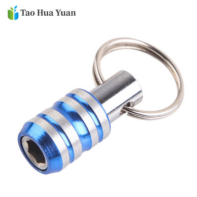 1/4" Εξαγωνικό στέλεχος κατσαβιδιού βάσης επέκτασης ράβδου τρυπανιού βιδωτή προσαρμογέας γρήγορης απελευθέρωσης Εύκολη αλλαγή Κεφαλή παρτίδας τρυπανιού μπρελόκ AA