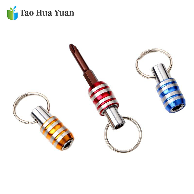 1/4" Εξαγωνικό στέλεχος κατσαβιδιού βάσης επέκτασης ράβδου τρυπανιού βιδωτή προσαρμογέας γρήγορης απελευθέρωσης Εύκολη αλλαγή Κεφαλή παρτίδας τρυπανιού μπρελόκ AA