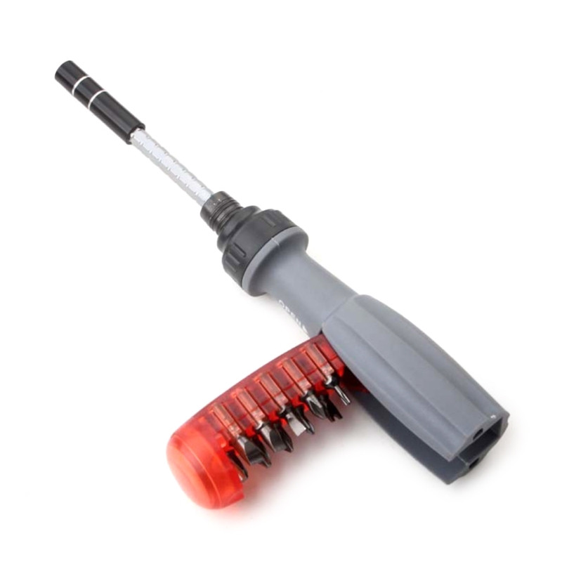 Több szögben összecsukható racsnis csavarhúzó készlet 180 Forgó csavarhúzó Munkatakarékos kéziszerszám karbantartás Javítószerszám Dropship