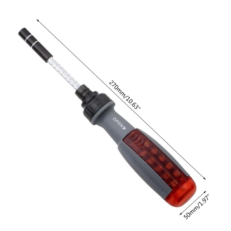 Több szögben összecsukható racsnis csavarhúzó készlet 180 Forgó csavarhúzó Munkatakarékos kéziszerszám karbantartás Javítószerszám Dropship