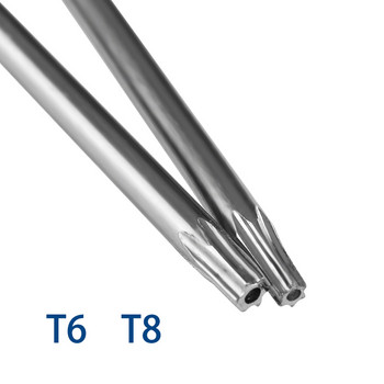 1бр отвертка, многофункционална TORX T6 + T8, устойчива на фалшифициране на дупки, прецизна отвертка, инструмент за ремонт на джоба