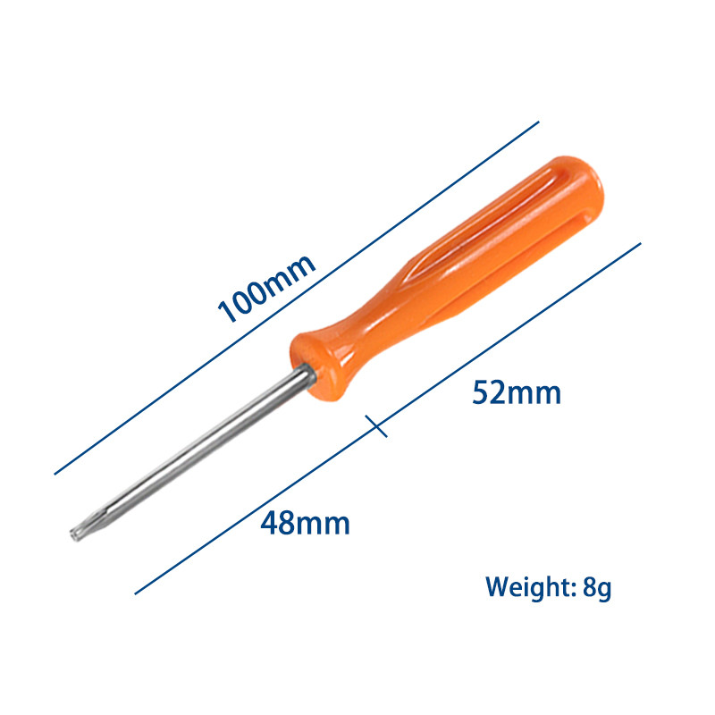 1 tk Kruvikeeraja Multifunktsionaalne TORX T6 + T8 võltsimiskindla augu parandamise täppiskruvikeeraja tasku parandamise tööriist