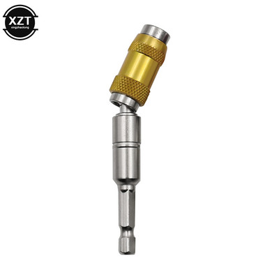 1/4 "sešstūrveida skrūvgrieža uzgaļa turētājs Magnētiskā urbja pagarinātāja stieņa skrūvgrieža uzgaļi Ātras maiņas neslīdoša leņķa piedziņas rokas instrumenti