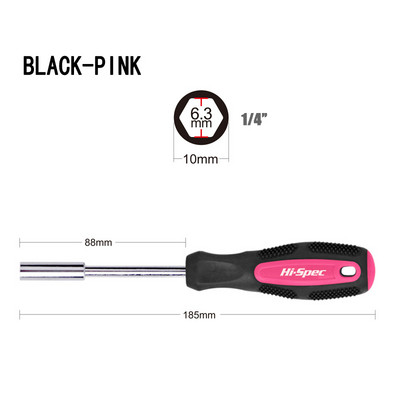 1/4" magnetska ručka odvijača Mini odvijač Držač bitova Odvijač vijaka s čegrtaljkom Odvijač od ugljičnog čelika Alati za uvrtanje vijaka