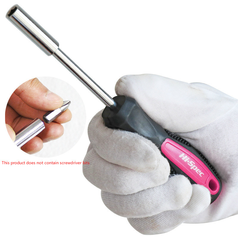1/4" magnetska ručka odvijača Mini odvijač Držač bitova Odvijač vijaka s čegrtaljkom Odvijač od ugljičnog čelika Alati za uvrtanje vijaka