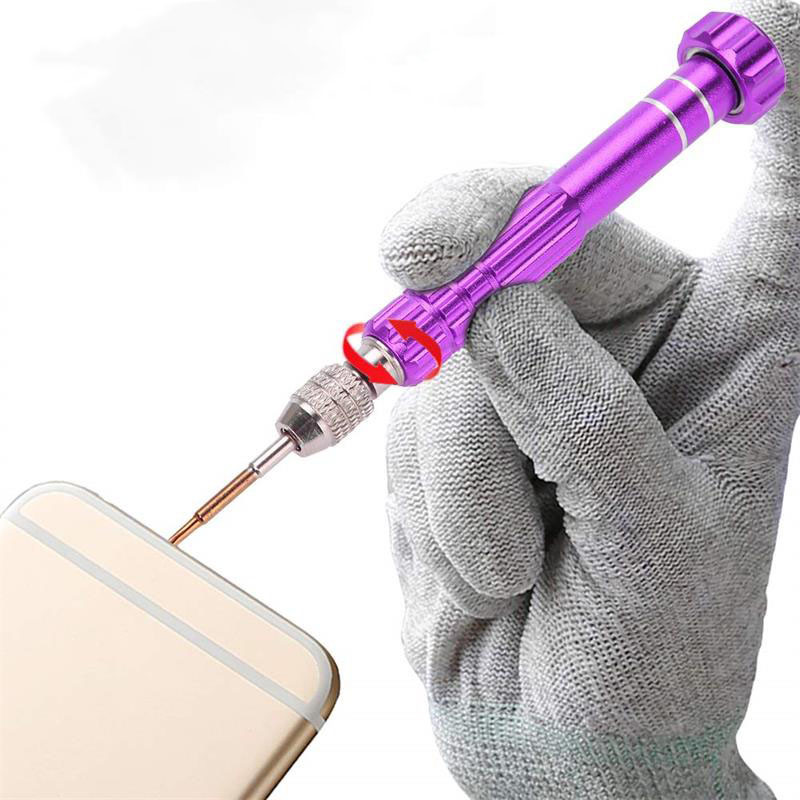 Set de chei de șurubelniță pentru jocuri 5 în 1 instrument Șurubelniță hexagonală Phillips portabilă pentru deschiderea tabletei unelte de mână pentru telefonul mobil