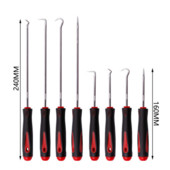 4 db hosszú csákány és horog készlet tömítés lehúzó csákány szerszámok autós autó olajtömítés O-gyűrű tömítés eltávolításához