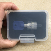 JMCKJ 7 sprau plūmju slēdzenes cilindrs, caurspīdīgs cauruļveida slēdzene, redzama izgrieztā slēdzenes prakses skats. Atslēdznieka apmācības prasme