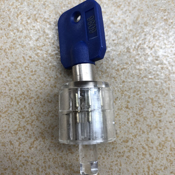 JMCKJ 7 pin Plum Lock Cylinder Διαφανής σωληνοειδής κλειδαριά Ορατή επιλογή αποκοπής Εξάσκηση Προβολή λουκέτων Εκπαίδευση Skill For Locksmith