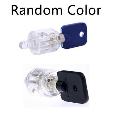 JMCKJ 7 sprau plūmju slēdzenes cilindrs, caurspīdīgs cauruļveida slēdzene, redzama izgrieztā slēdzenes prakses skats. Atslēdznieka apmācības prasme