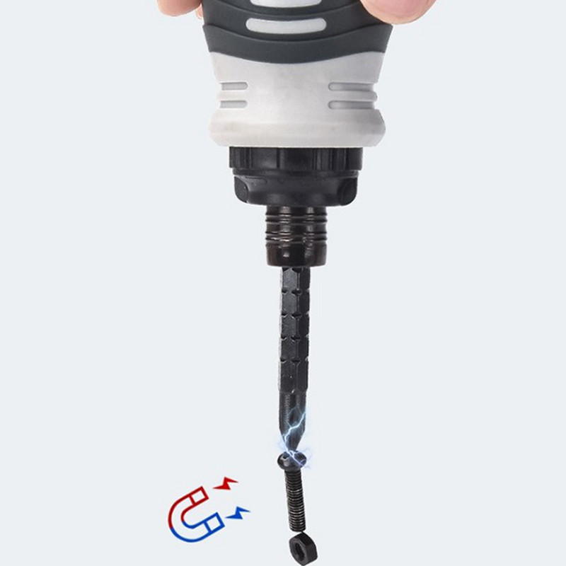 4 gab. Mini sprūdrata skrūvgriezis ar skrūvju uzgaļu komplektu Precīzi magnētiski daudzfunkcionāli mehāniski darbnīcas instrumenti Rokas manuālie instrumenti