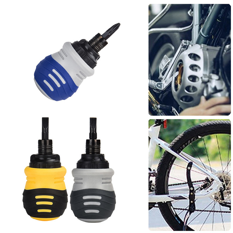 4 gab. Mini sprūdrata skrūvgriezis ar skrūvju uzgaļu komplektu Precīzi magnētiski daudzfunkcionāli mehāniski darbnīcas instrumenti Rokas manuālie instrumenti