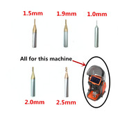 Φρέζα άκρου καρβιδίου και σημείο ιχνηλάτη HSS (ανιχνευτής) για μηχανές κοπής κλειδιών KUKAI Alpha