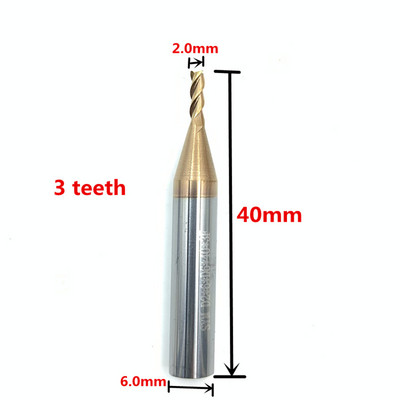 Φρέζα άκρου καρβιδίου και σημείο ιχνηλάτη HSS (ανιχνευτής) για μηχανές κοπής κλειδιών KUKAI Alpha