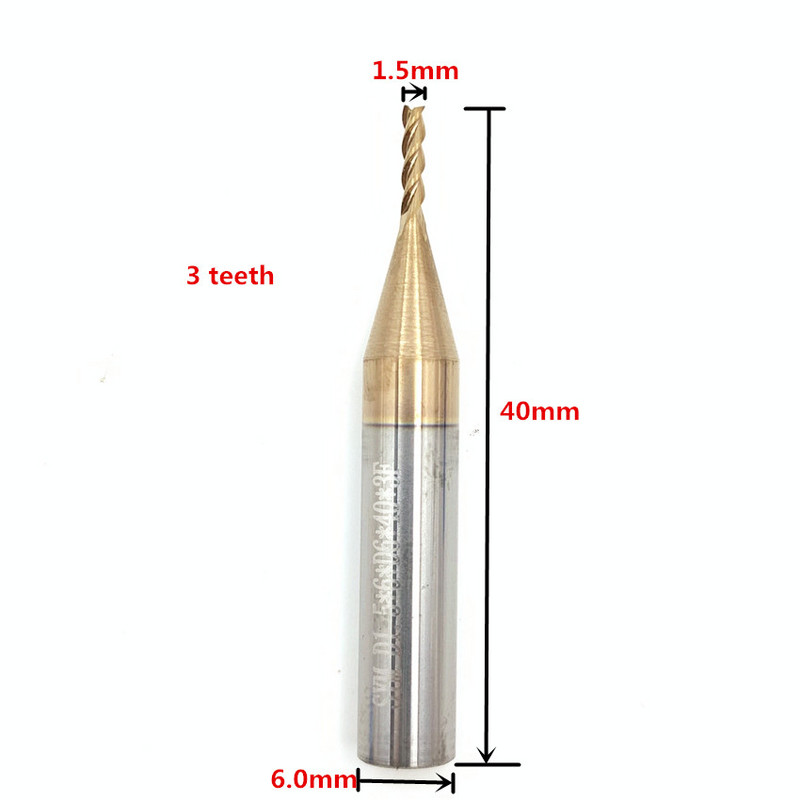 Φρέζα άκρου καρβιδίου και σημείο ιχνηλάτη HSS (ανιχνευτής) για μηχανές κοπής κλειδιών KUKAI Alpha