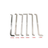 vânzare la cald 0,7 mm 0,8 mm, 1,0 mm 1,2 mm 6 buc/pungă cheie de tensiune instrumente pentru tijă de împingere Instrumente practice de lăcătuș