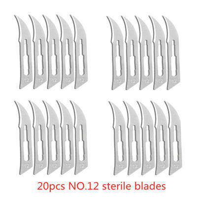 20-100 бр. Хирургически остриета от въглеродна стомана за Направи си сам Рязане Ремонт на телефони Дърворезба Животни Подстригване на вежди Поддръжка Скалпел Нож
