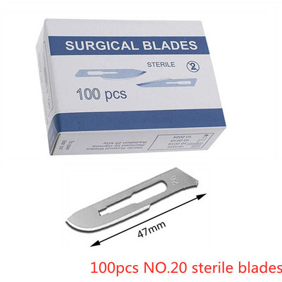 20-100 бр. Хирургически остриета от въглеродна стомана за Направи си сам Рязане Ремонт на телефони Дърворезба Животни Подстригване на вежди Поддръжка Скалпел Нож