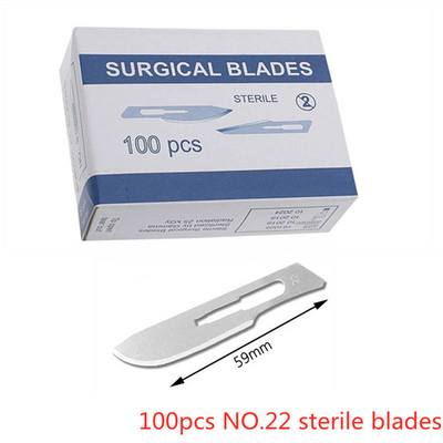 20-100 бр. Хирургически остриета от въглеродна стомана за Направи си сам Рязане Ремонт на телефони Дърворезба Животни Подстригване на вежди Поддръжка Скалпел Нож