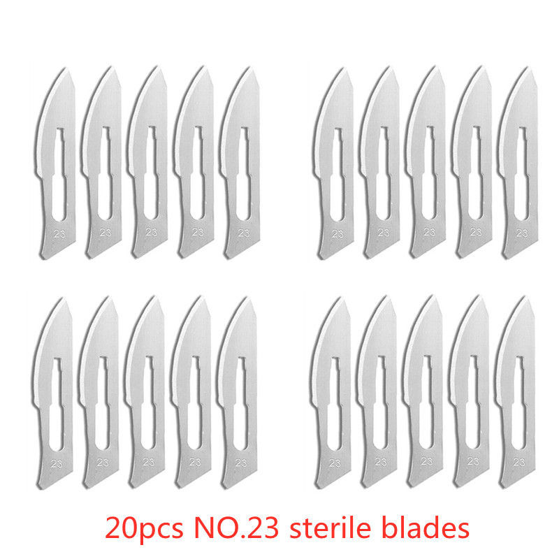 20-100 бр. Хирургически остриета от въглеродна стомана за Направи си сам Рязане Ремонт на телефони Дърворезба Животни Подстригване на вежди Поддръжка Скалпел Нож