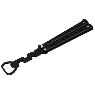 Butterfly Knife Beginner Trainer Transformable Blunt Balisong Pocket Trainer Сгъваема отварачка за бутилки Butterfly Ръчен инструмент за игра