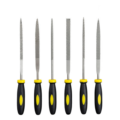 6gab Metāla adatu vīļu komplekts metālam stiklam akmens rotaslietām koka grebšanai slīpēšanai amatniecībai kokapstrādei raspadatu vīlei rokas instrumenti