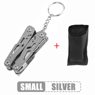 Многофункционален нож от неръждаема стомана Многофункционален инструмент Джобен нож Клещи Сгъваеми ножове Клещи Преносимо сгъваемо острие