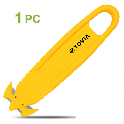 SCIMAKER Safety Box Cutter Utilīta nazis Divpusējs asmens Kartons Paciņa Paka Lente Māja Biroja apsardze Nazis Instrumenti