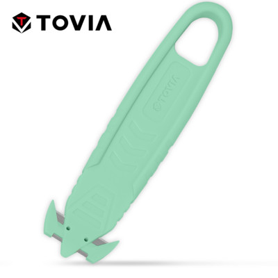 SCIMAKER Safety Box Cutter Utilīta nazis Divpusējs asmens Kartons Paciņa Paka Lente Māja Biroja apsardze Nazis Instrumenti