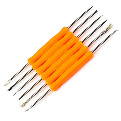 6 vnt / rinkinys laužtuko išlitavimo įrankis Plokštės remontas, komponentų pašalinimas PCB valymo pagalbinis suvirinimo įrankis