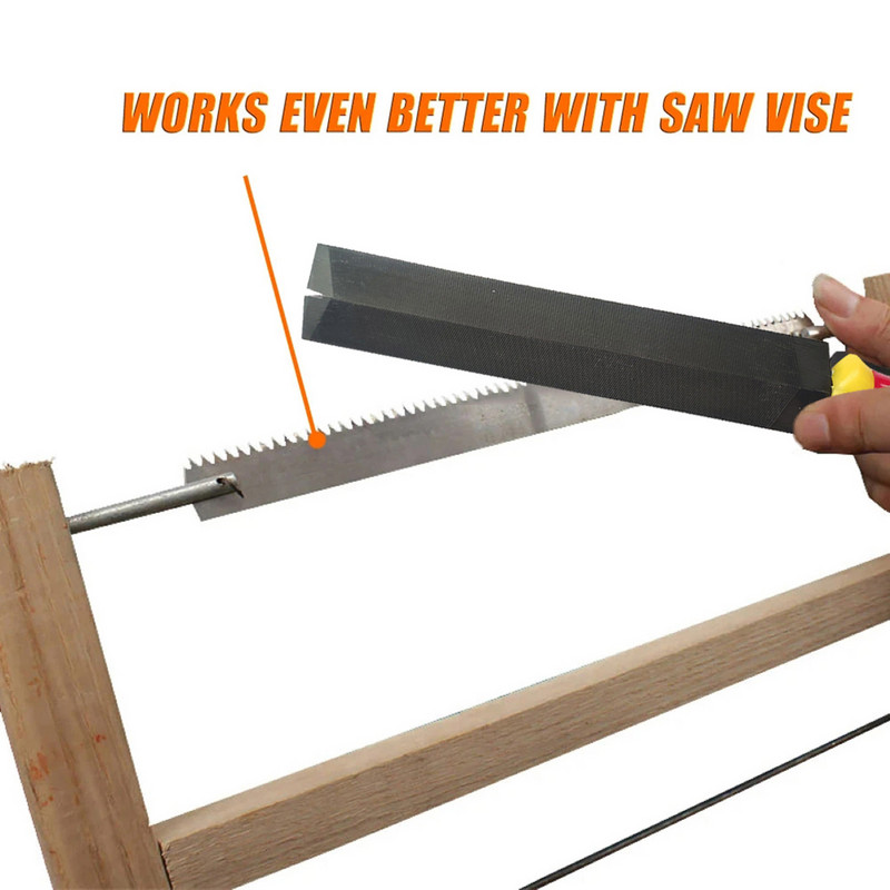 Atzarošanas zāģa vīle T12 Gultņu tērauda vīle Kokapstrāde Kokapstrāde Rokas instruments Īpašs vīles Tpr roktura formēšana un asināšana #P3