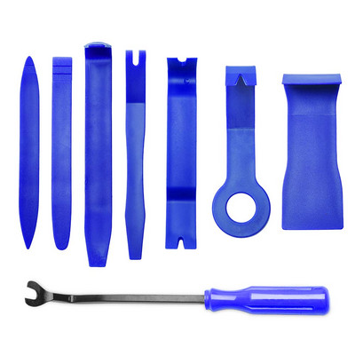 8vnt Automobilių mechaninių dirbtuvių įrankiai Automobilio durelių apkabos skydelis Garso vaizdo įrašas Vidaus apdailos skydelio prietaisų skydelio nuėmimo taisymo įrankių rinkinio atnaujinimas