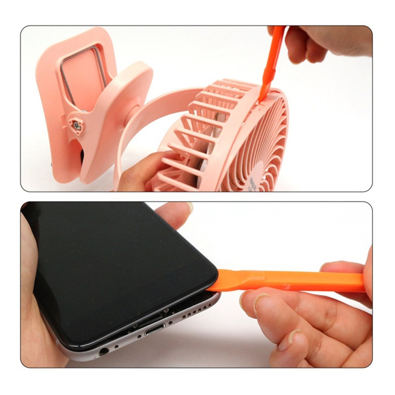 E5BE 10 db/Szett kettős fejű műanyag feszítővas csúszásmentes fogantyúval szétszerelő Spudger nyitóeszköz telefon számítógép javításhoz