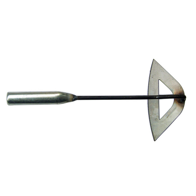 1/2 üreges kapa Teljesen acél edzett üreges kapa kézi gyomlálás gereblye ültetés Zöldség Farm Kerti Kéziszerszámok 15*28,5cm Sliver