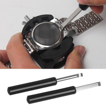 Инструмент за отваряне на часовник Нож за отваряне на задната кутия на часовника Инструмент за ремонт на часовникари Инструмент за премахване на лоста Черна дръжка Преносим