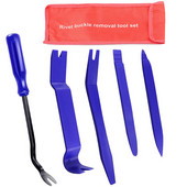 5 vnt Pry automobilio durelių skydelio spaustuko nuėmimo įrankių rinkinys, automobilio salono išmontavimo laužtuvo kniedės sagtis atsuktuvo garso modifikacija