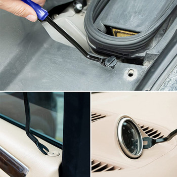 5 бр. Комплект инструменти за премахване на щипка за панел на вратата на колата, разглобяване на автомобилен интериор, лост, ключалка за нитове, отвертка, аудио модификация