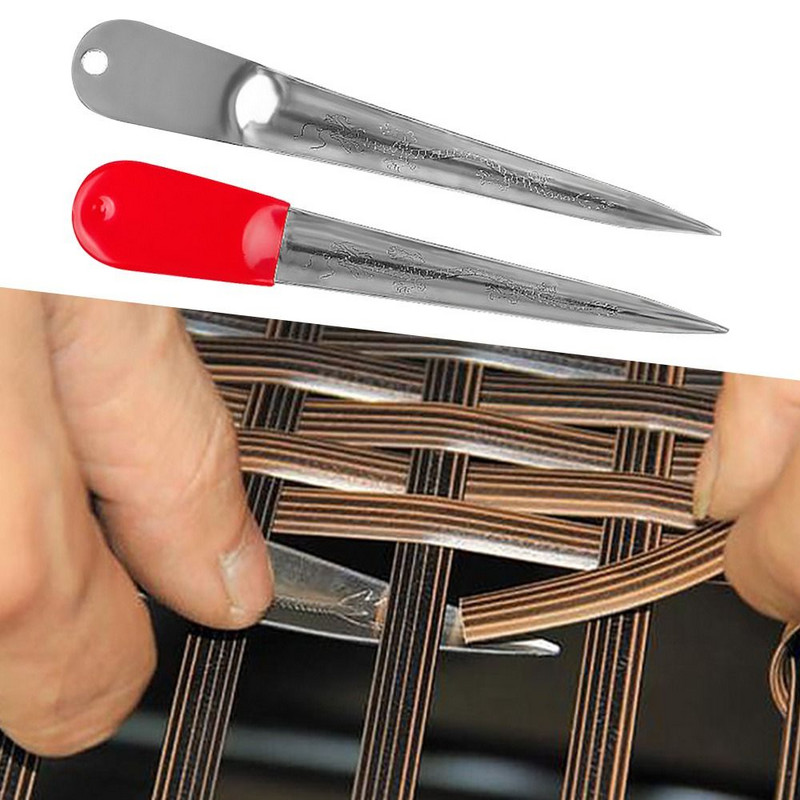 Oțel cu mangan Rattan Mobilier Lucru cu ac de țesut Instrumente de reparare Tesut Rattan Rangă Cuțit special