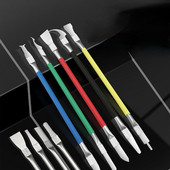 IC mikroshēmu remonts plāna asmens CPU šķeldojošs nazis lauzņu komplekts mātesplates mikroshēmu remontam izturīgs griešanas nazis, noņemt līmes lāpstas asmeni