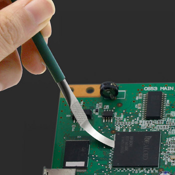 Ремонт на IC чип Тънко острие CPU Pry Knife Комплект лостове Дънна платка Ремонт на чипове Устойчив нож за дърворезба Премахване на лепило Лопата Острие