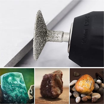 17 τμχ πέτρα σκάλισμα Diamond Burr Bits Rotary Polishing Tools 2,35 3MM Shank T Shape Rotary File for Carving Engraving Grinding