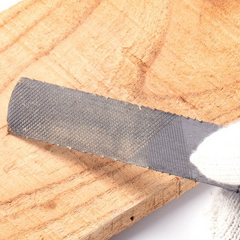Двойно изрязана сплав Квадратна плоска полукръгла игла за пълнене Microtech Woodworking 4 В 1 Пили за дърворезба Дървена рашпилка
