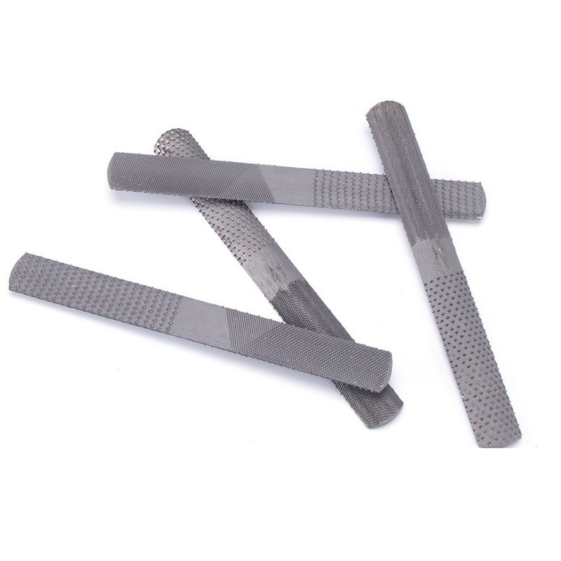 Dupla vágott ötvözet négyzet alakú lapos félkör töltőtű Mikrotechnológiai famegmunkálás 4 az 1-ben fafaragás reszelő reszelő fa