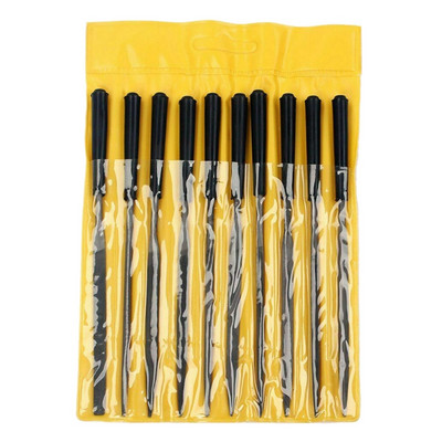 10 τεμ. Επαγγελματικές τάπες κιθάρας, καρύδια με βελόνες, γυαλισμένο αρχείο, μαχαίρι λείανσης, ράπα, εργαλείο επισκευής κιθάρας