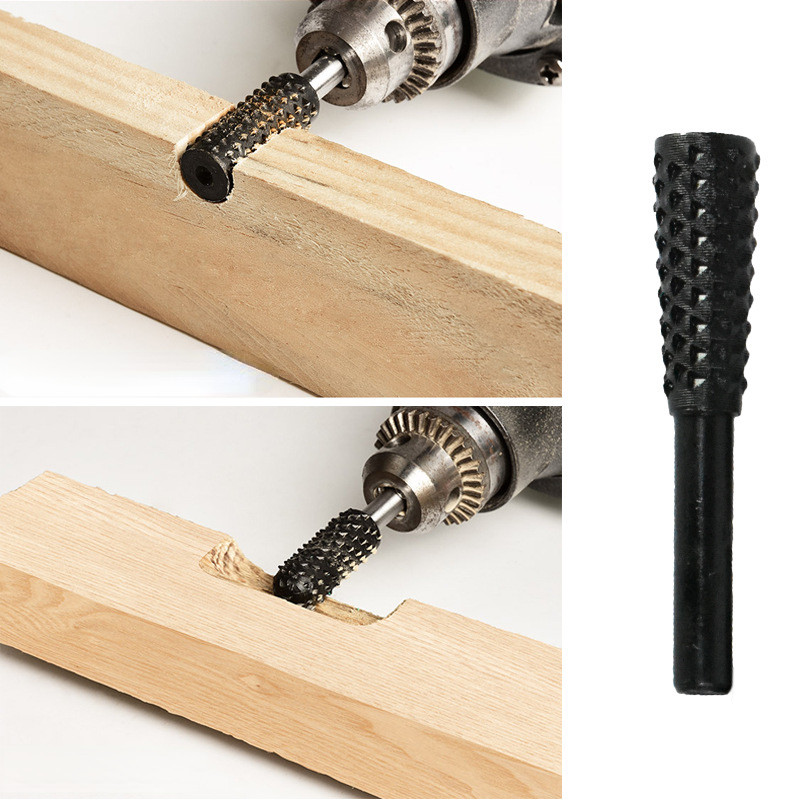 5/10 tk Rasp viili puuriterad Rasp komplekt puurveski puuri rasp puidutöötlemiseks nikerdustööriista 1/4" ümara varrega pöörleva puuri komplekt