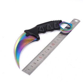 Cs go Karambit Knife Hunting Camping Pocket Knife Survival Tactical Outdoor EDC Tools Fixed Blade csgo Claw Knife