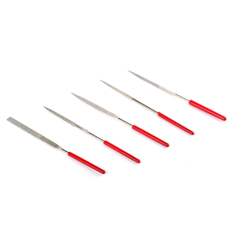 Tartós és könnyen használható fémreszelő ötrészes lapos kerek háromszög reszelő háztartási gyémánt félkör alakú reszelő négyszögű reszelő