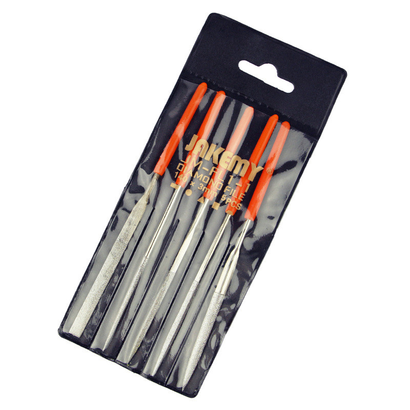 Tartós és könnyen használható fémreszelő ötrészes lapos kerek háromszög reszelő háztartási gyémánt félkör alakú reszelő négyszögű reszelő