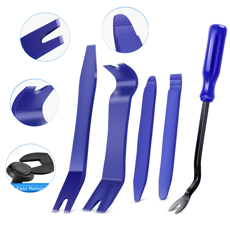 Plastikinių automatinio išmontavimo įrankių rinkinys Automobilio radijo durų apkabos plokštės apdailos prietaisų skydelio garso išėmimo montuotojo lenkimo rinkinio montavimo rinkinys
